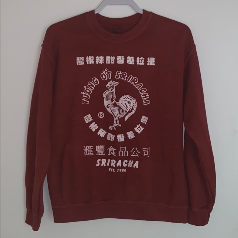Sriracha crew neck sweatshirt